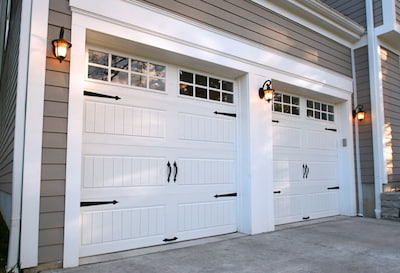 residential traditional garage door style