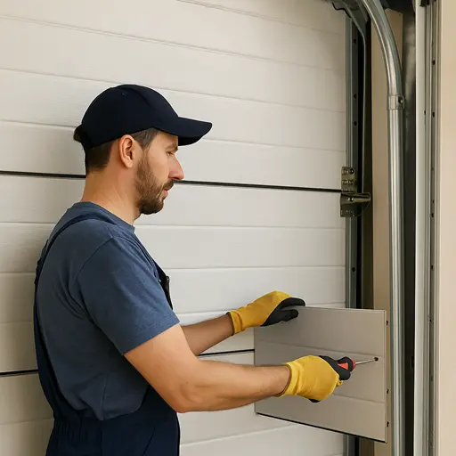 replace garage door panels