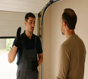 trapped in garage