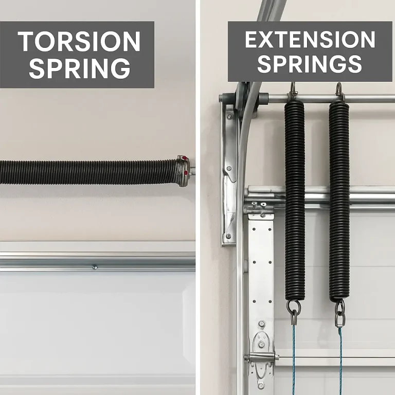 Torsion vs Extension Garage Door Springs