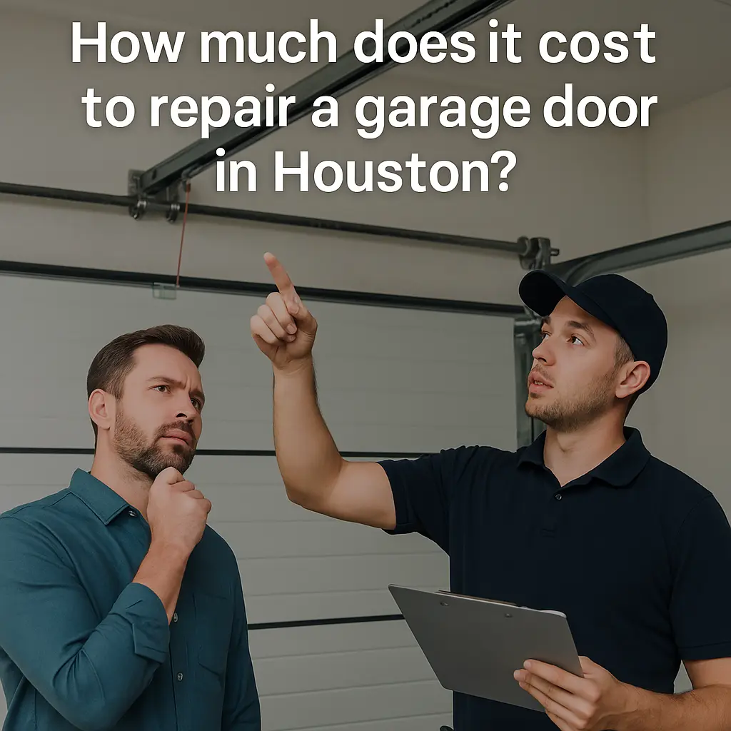 repair a garage door in Houston