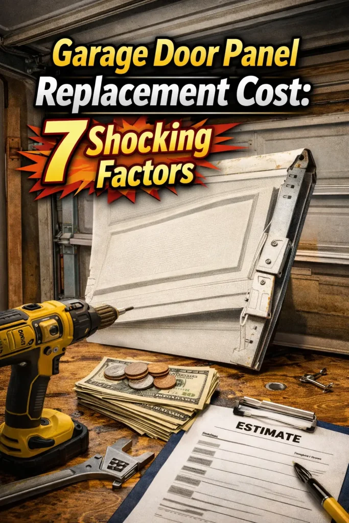 Garage Door Panel Replacement Cost