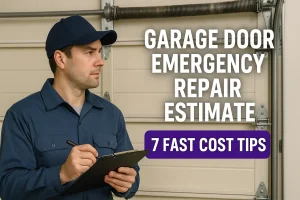 garage door emergency repair estimate