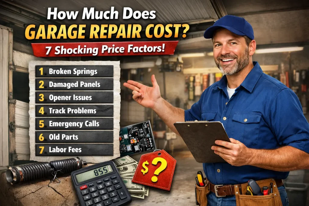 how much does garage repair cost