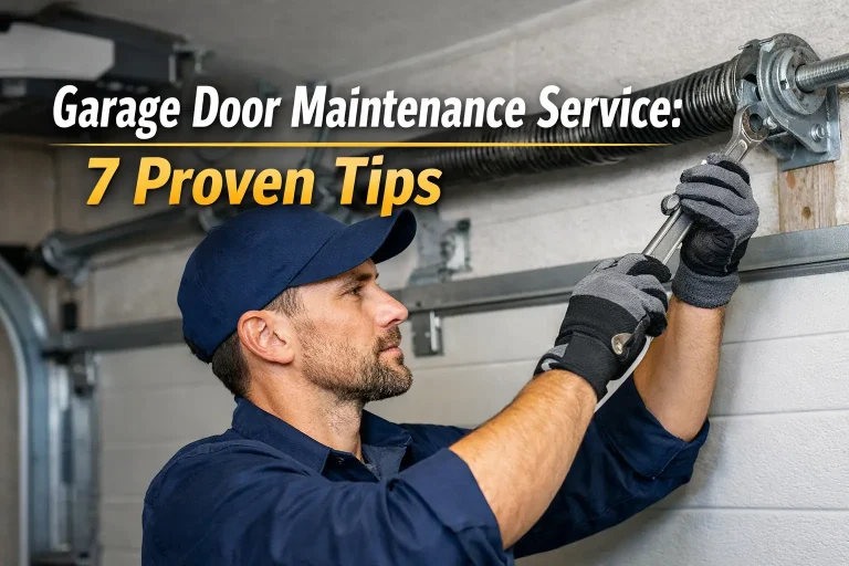 garage door maintenance service