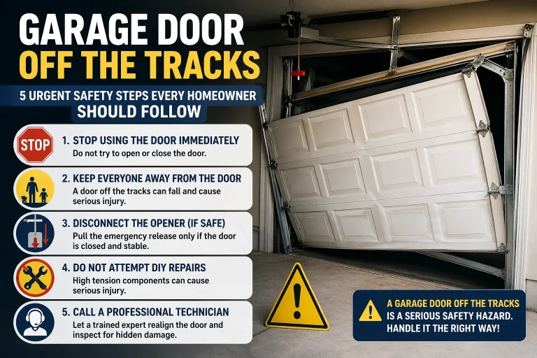 Garage Door Off the Tracks