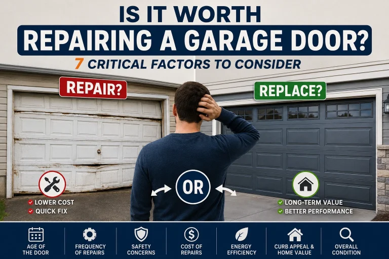is it worth repairing a garage door