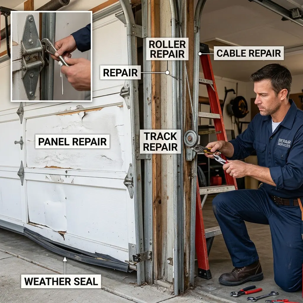 Garage Door Parts and Component Repair